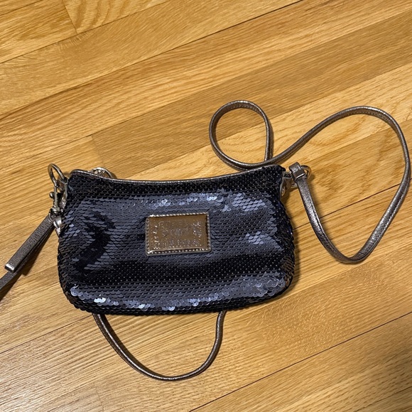 Coach Handbags - Black Sequin Crossbody Bag - Coach